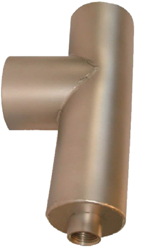 Kesselanschluss mit Kondensatablauf Kesselanschluss mit Kondensatablauf