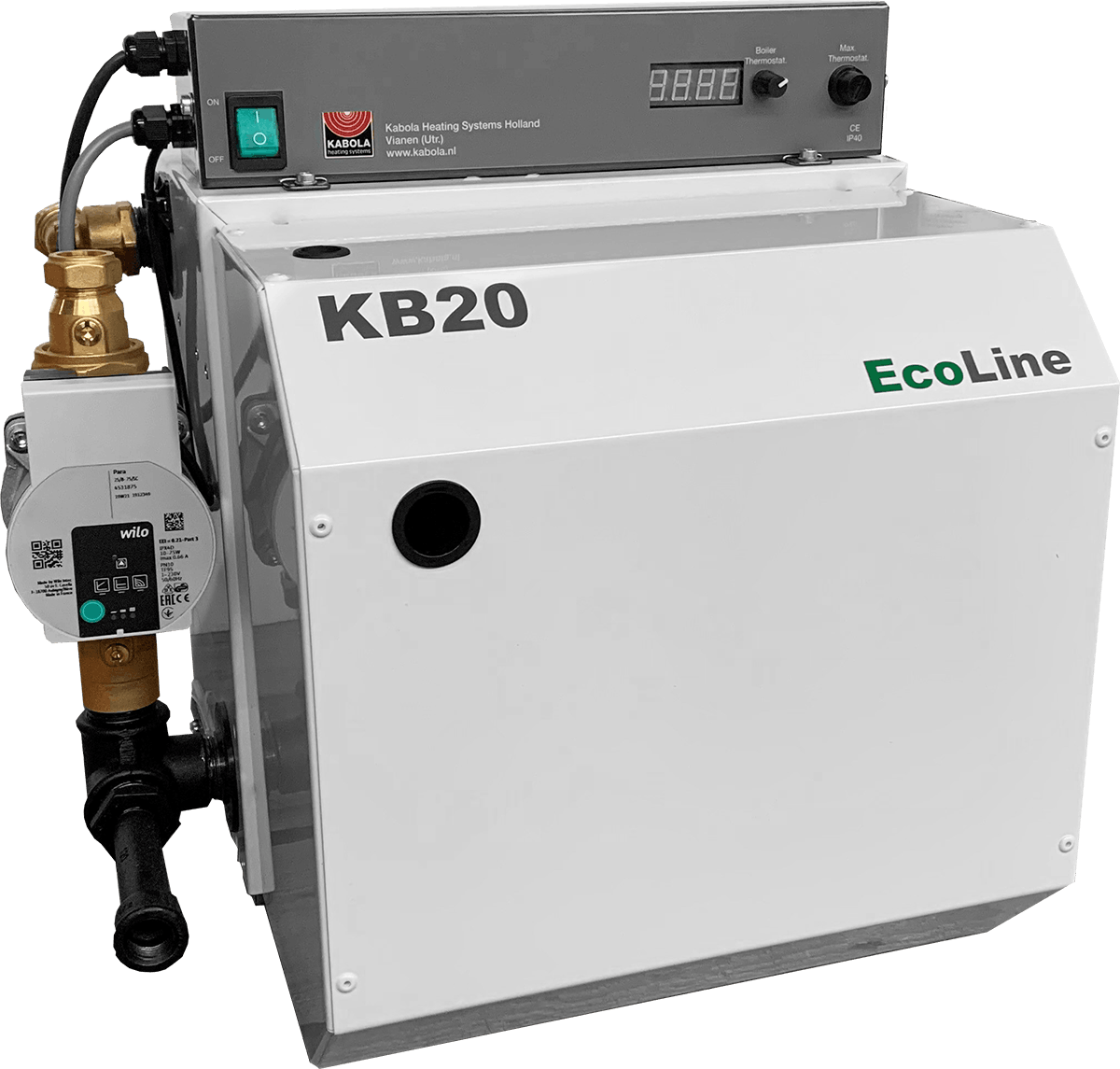 KB EcoLine komplett mit SCHEER-Blaubrenner Blue efficiency®