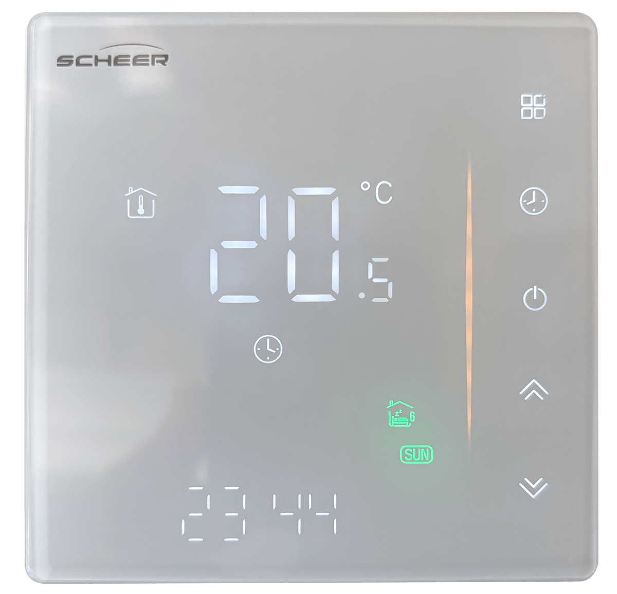 Raumthermostat programmierbar mit externem Fühler inkl. WLAN-Verbindung, Touchscreen
